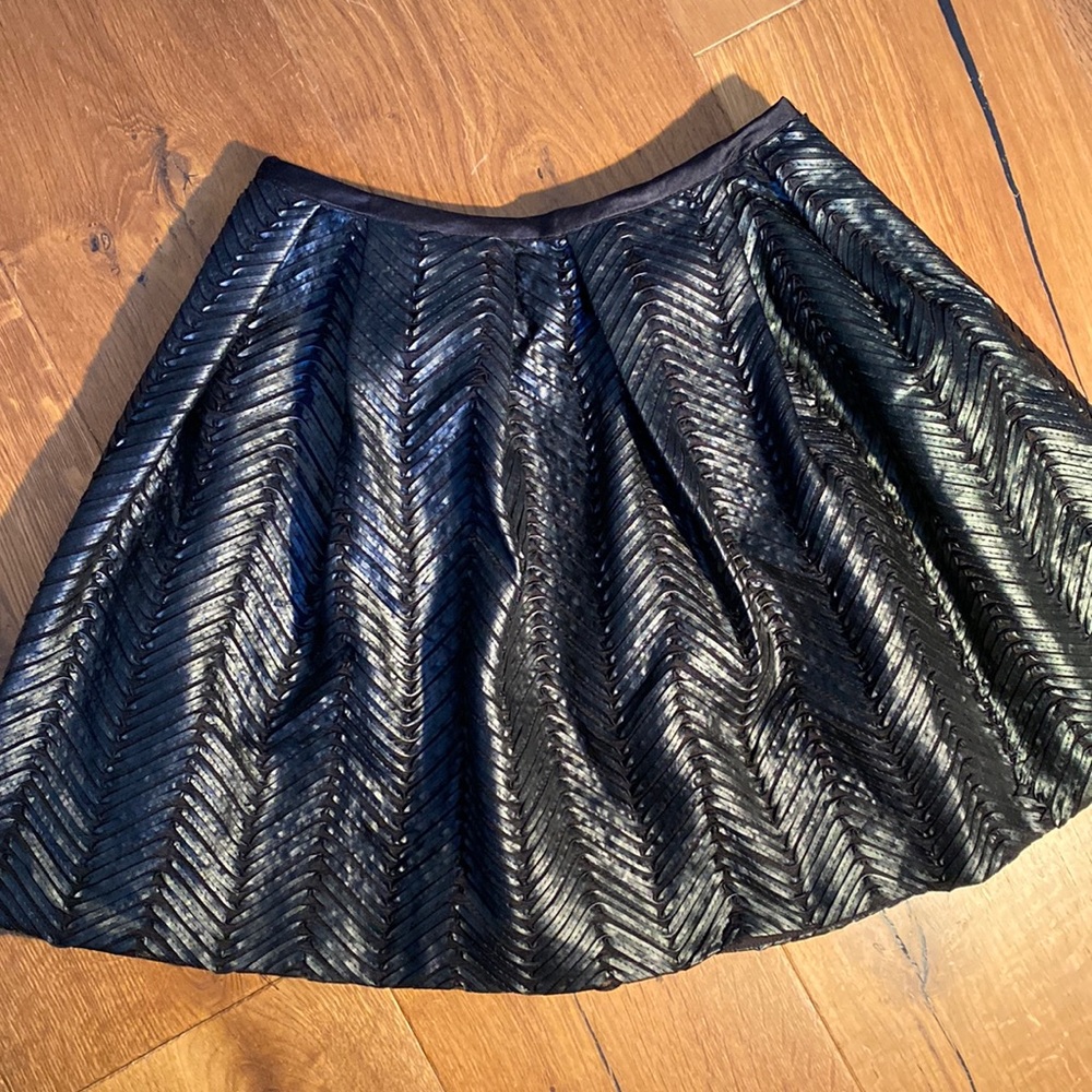 I.Madeline Black Mini Skirt Holiday Party New Year’s Eve Small